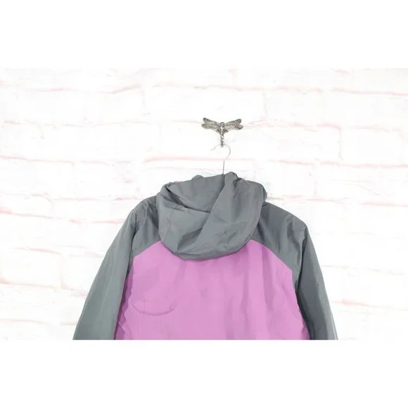LL Bean Purple Polyester Lined Insulated Zip-up Hooded Wildcat Jacket L - Picture 9 of 11